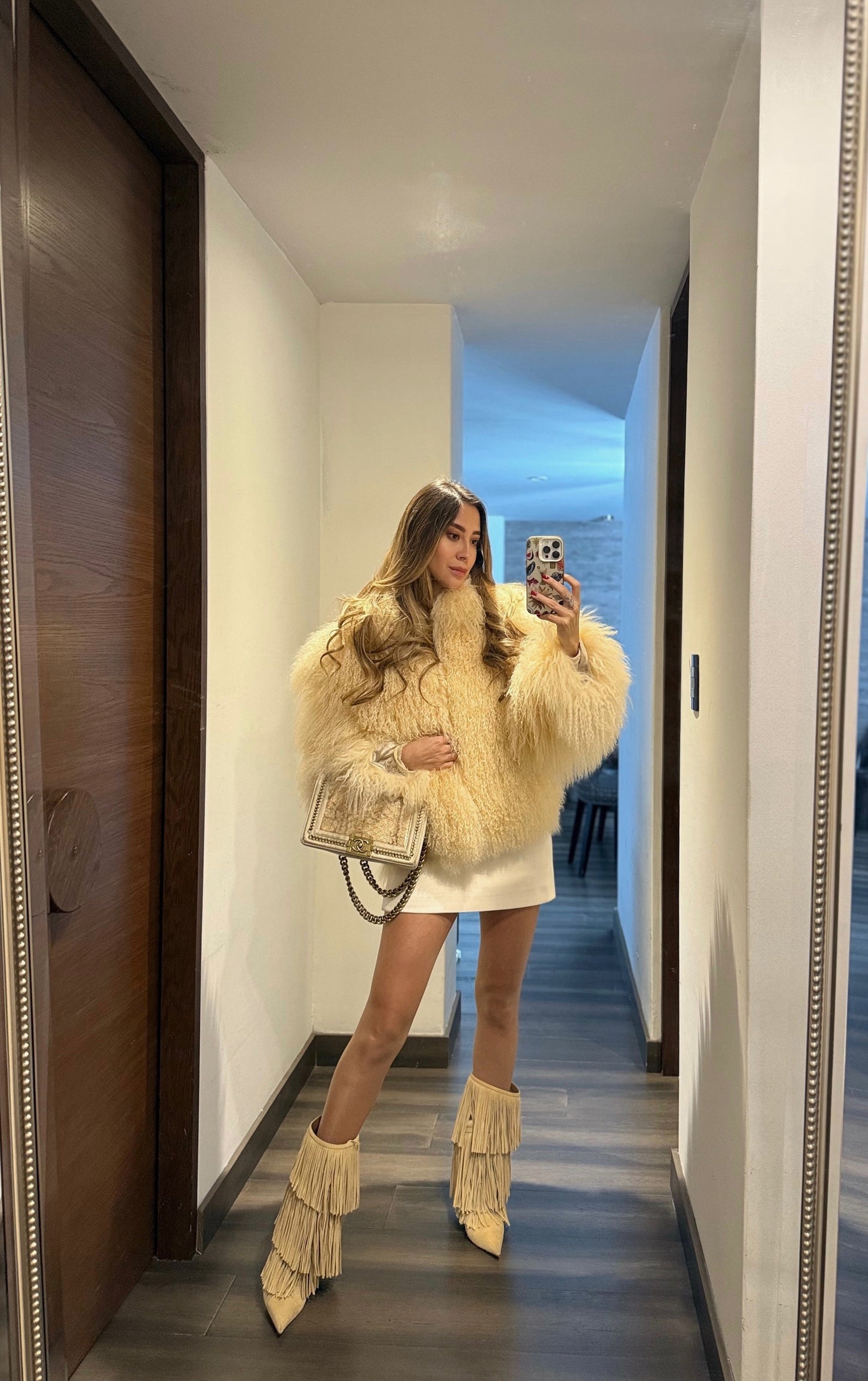 Beige Mongolian Coat