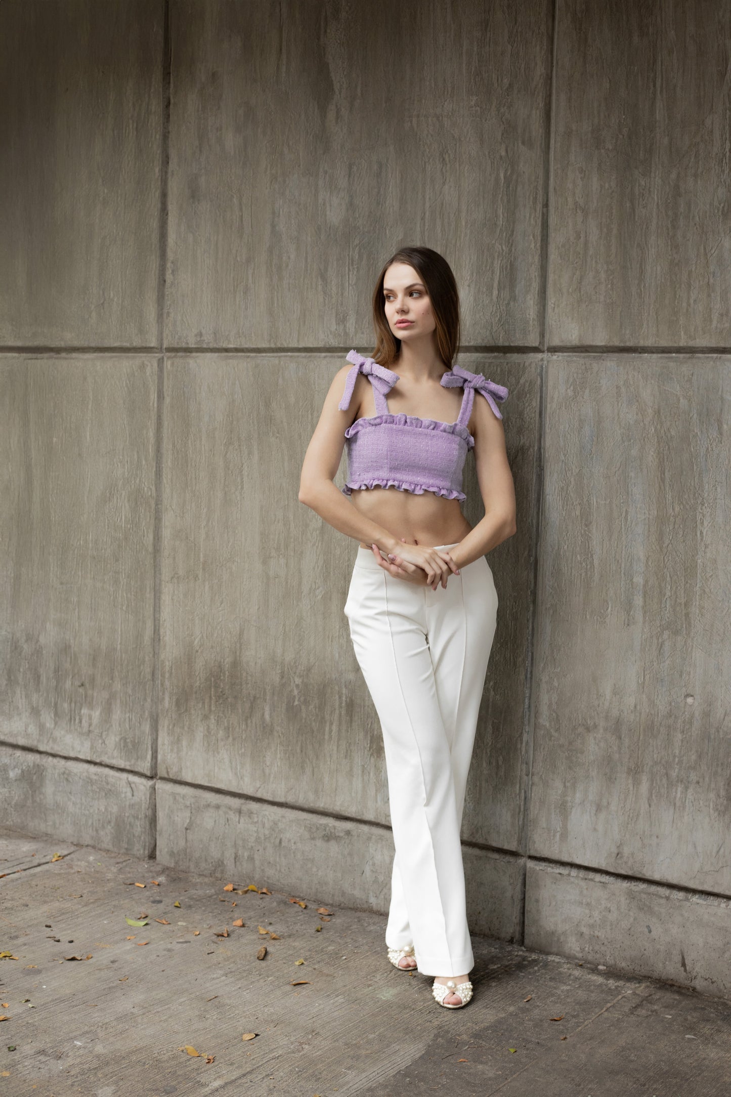 Cleo Lilac Tweed