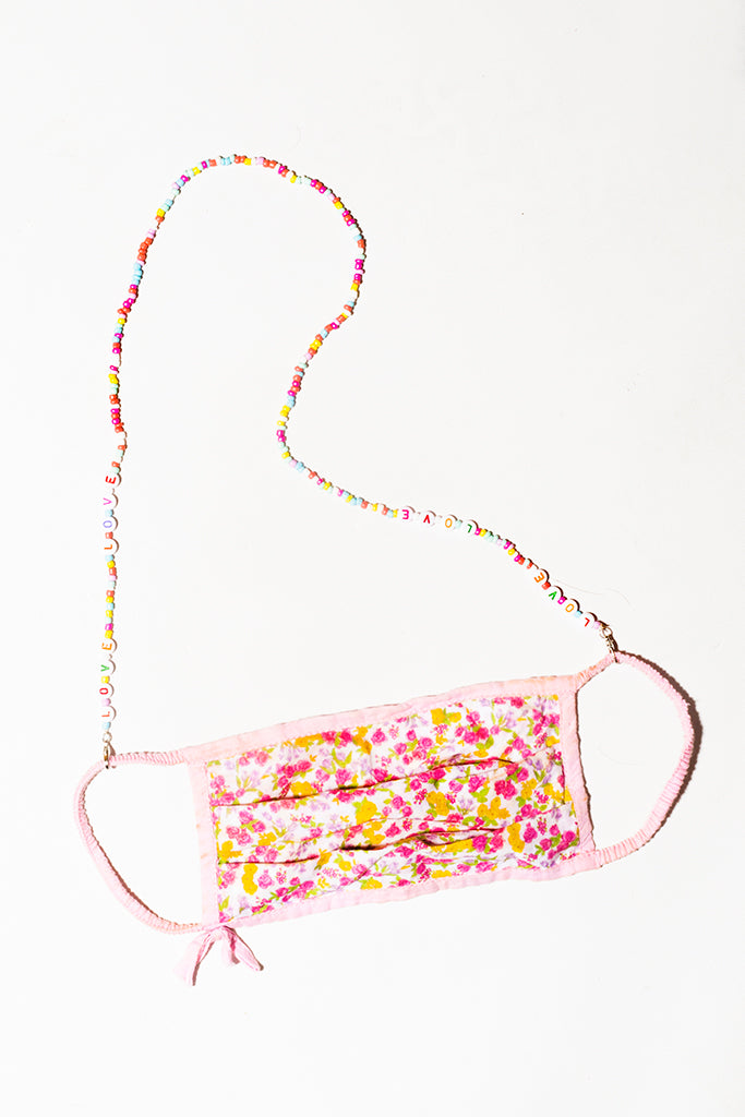 Cadena Love Delgada Lentes y/o Cubrebocas